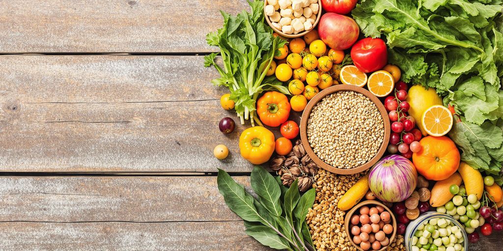 Colorful foods that promote digestion for a healthier gut.