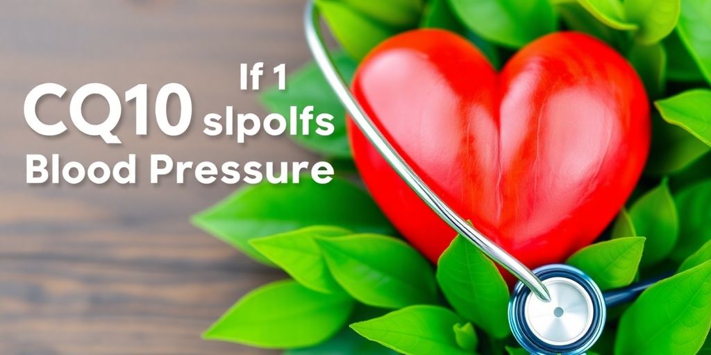 Heart with leaves and stethoscope for blood pressure health.
